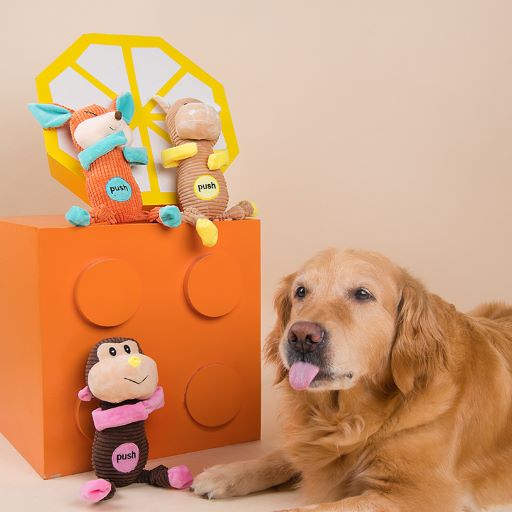 Puppy Life Animal Plush Toy For Dogs