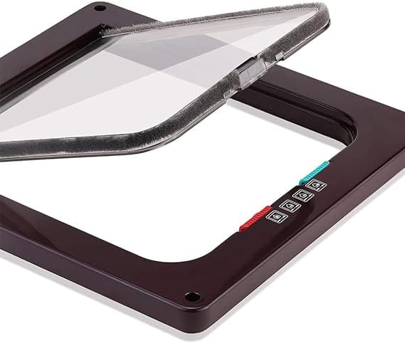 Pet Flap Door With Magnetic And 4-Way Locking System -23.5*5.3*25cm