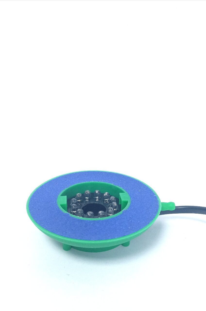 Aquarium Air Stone With 12 Led Light, Size 85*44*25 H Mm