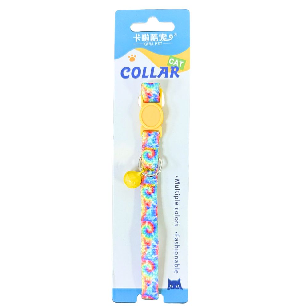 Cozy Paws Safe Cat CollarWith Bell -25cm- Flower Printed