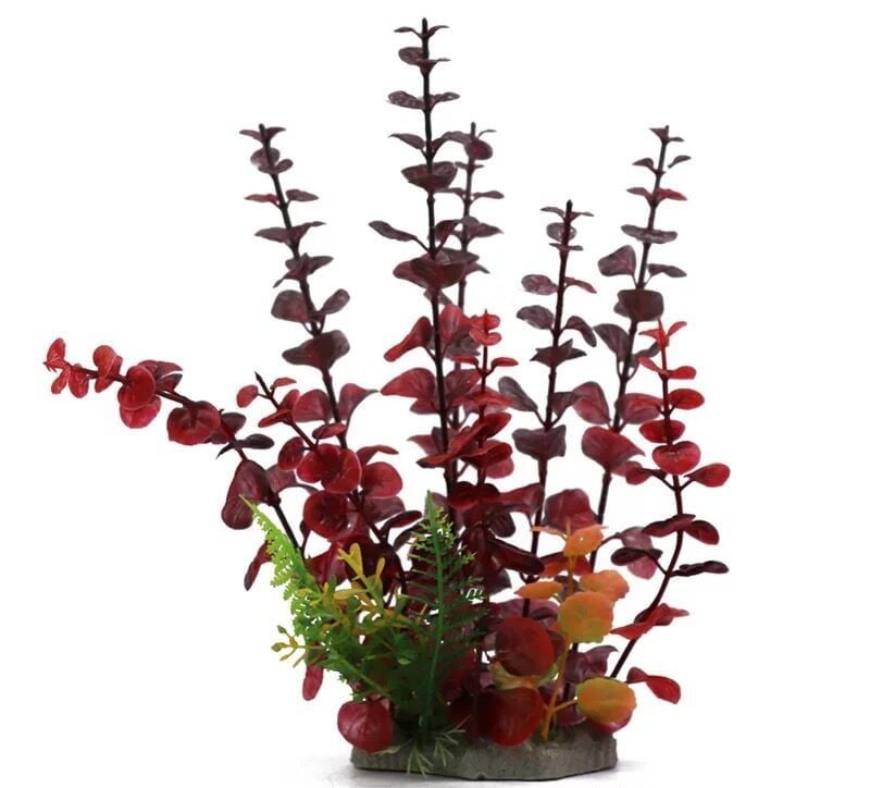 Aquarium Plastic Plant - M653-W9*H24 Cm