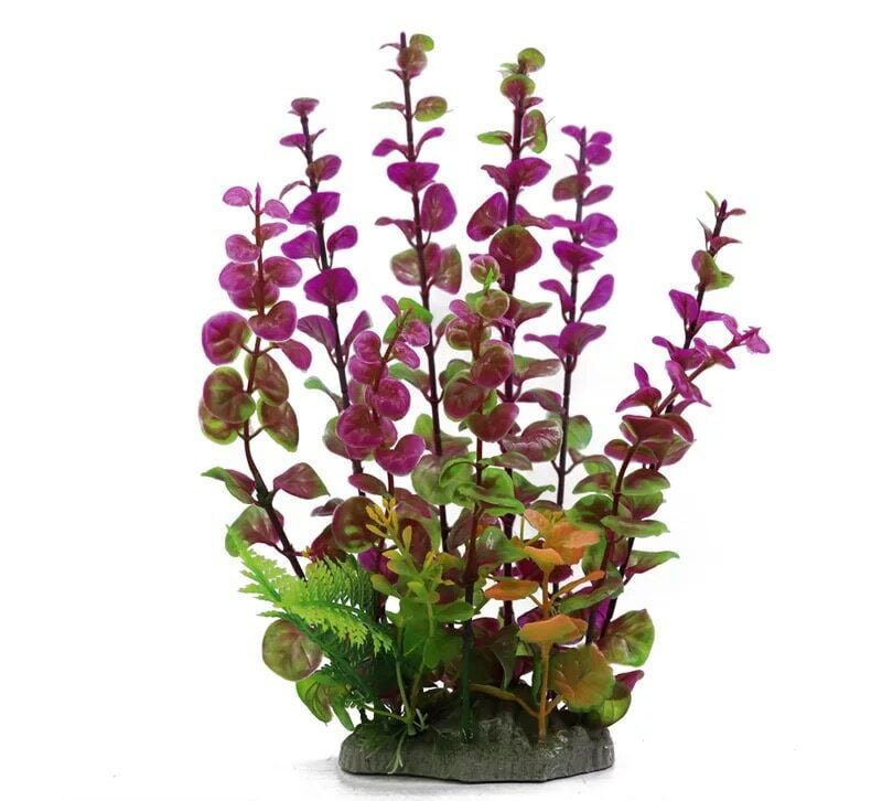 Aquarium Plastic Plant - M656 -W9*H26 Cm
