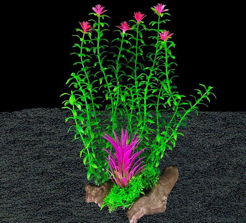 Aquarium Plastic Plant - K1130-W9*H26 Cm