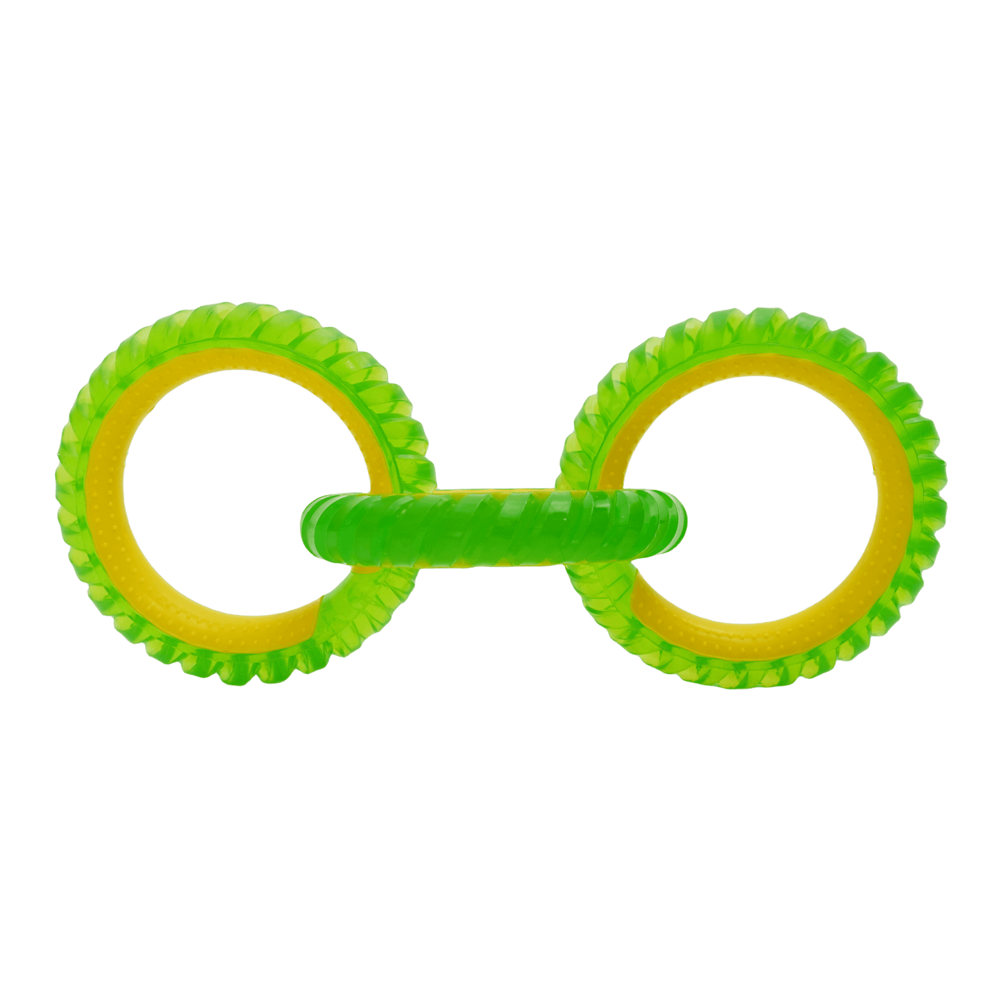 Miss Bear Colorful TPR 3-Ring Dog Chew Toy ( M/L Dogs)