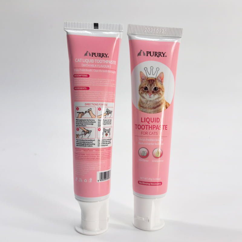 Purry Cat Liquid Toothpaste -Milk flavour 45g