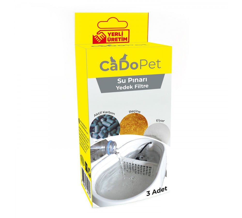 Cadopet Water Fountain Catridge Filter-3 Pcs
