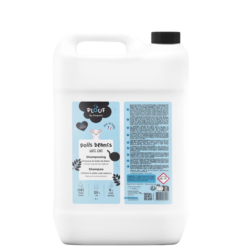 Plouf White Coat Shampoo -5L