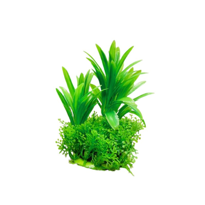 Aquarium Plastic Plant - M502 -W6*H13 Cm(Sold By 3 Pcs/Pack)
