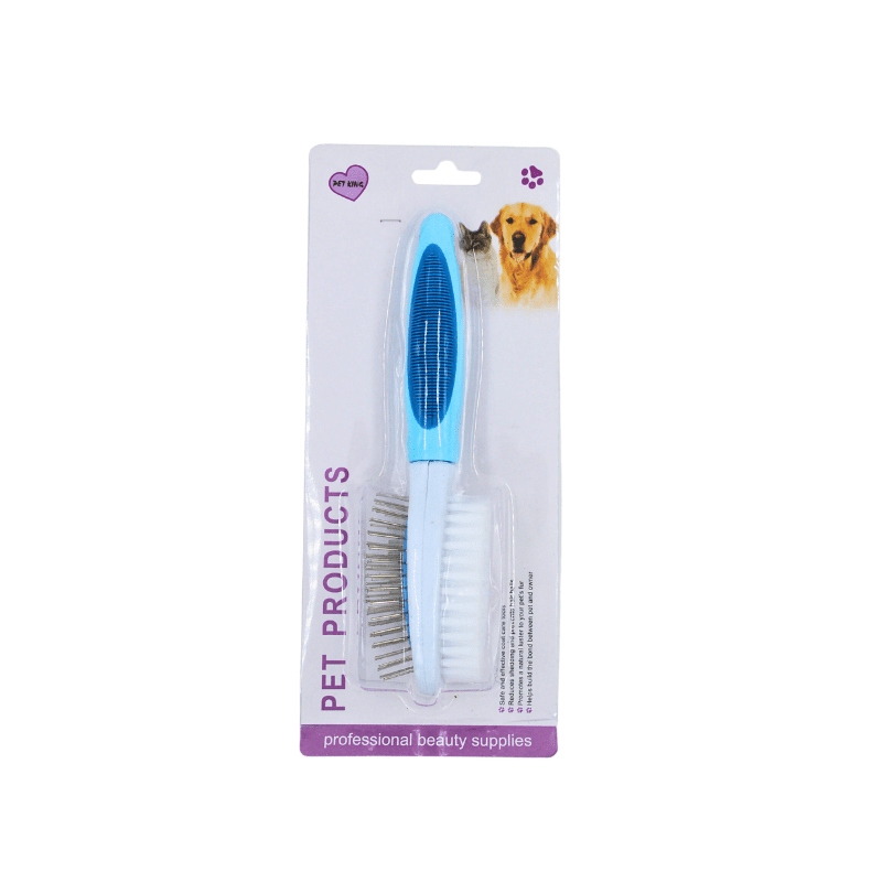 Pet King Double Sided Brush For Dogs And Cats - 22*6. Cm (Medium)