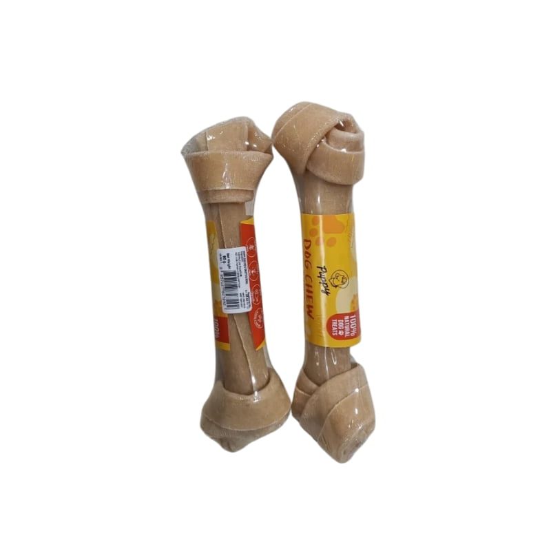 Puppy Dog Chew Knotted Bone 8-8.5”