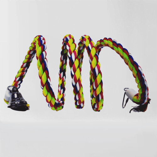 Pets Club Natural Wooden Bird Toy With Bell H-30Cm, W-6 Cm