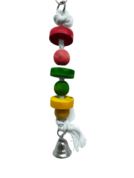 Pets Club Natural Wooden Bird Toy H-26 Cm, W-3 Cm