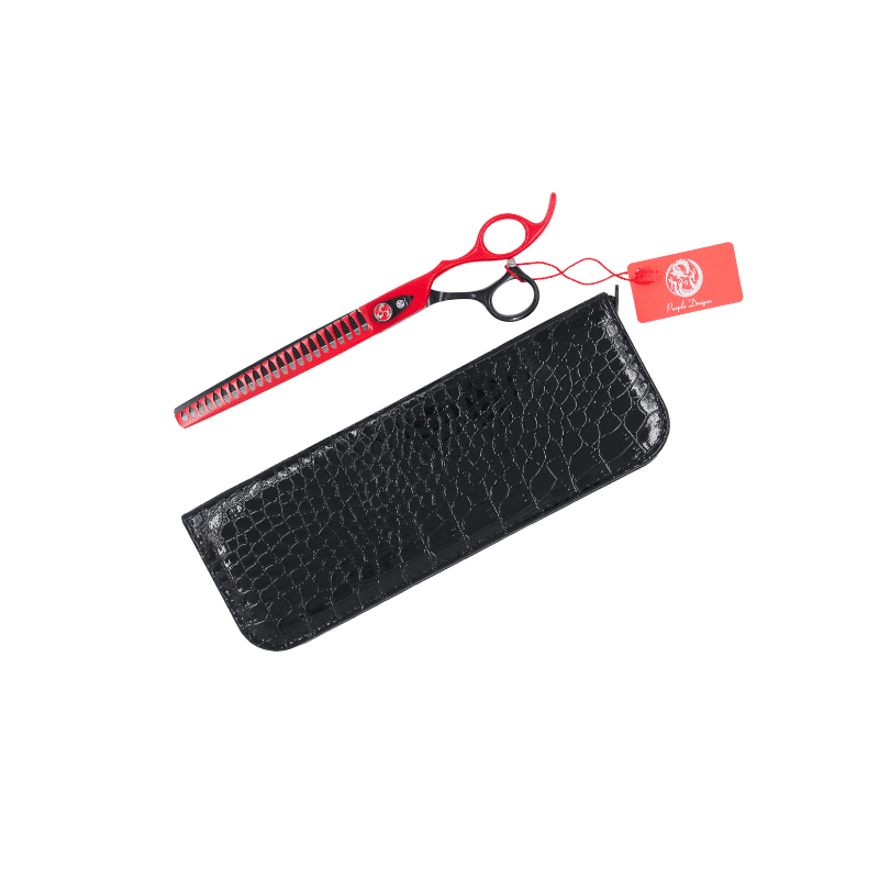 Purple Dragon 8Inch Chunker Scissor With Cover