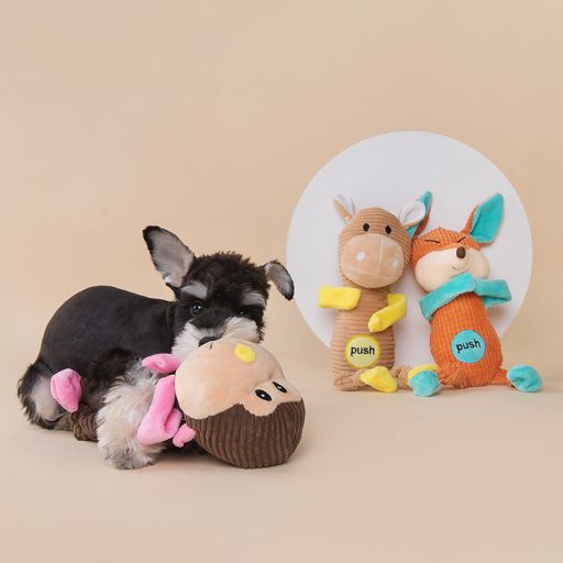 Puppy Life Animal Plush Toy For Dogs