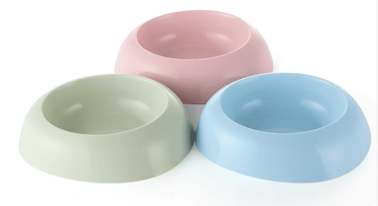Pets Club Egg Shape Single Bowl-64 ml - 20*17*4.5 Cm - Pink