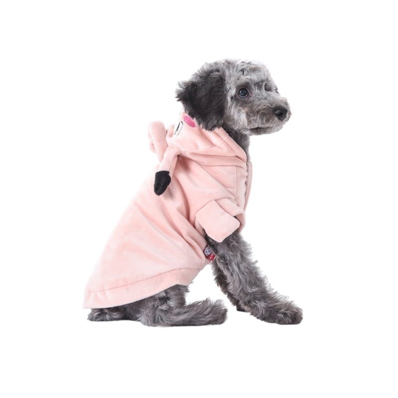 Hong Pet Cotton Peach Color Velvet clothes For Pets