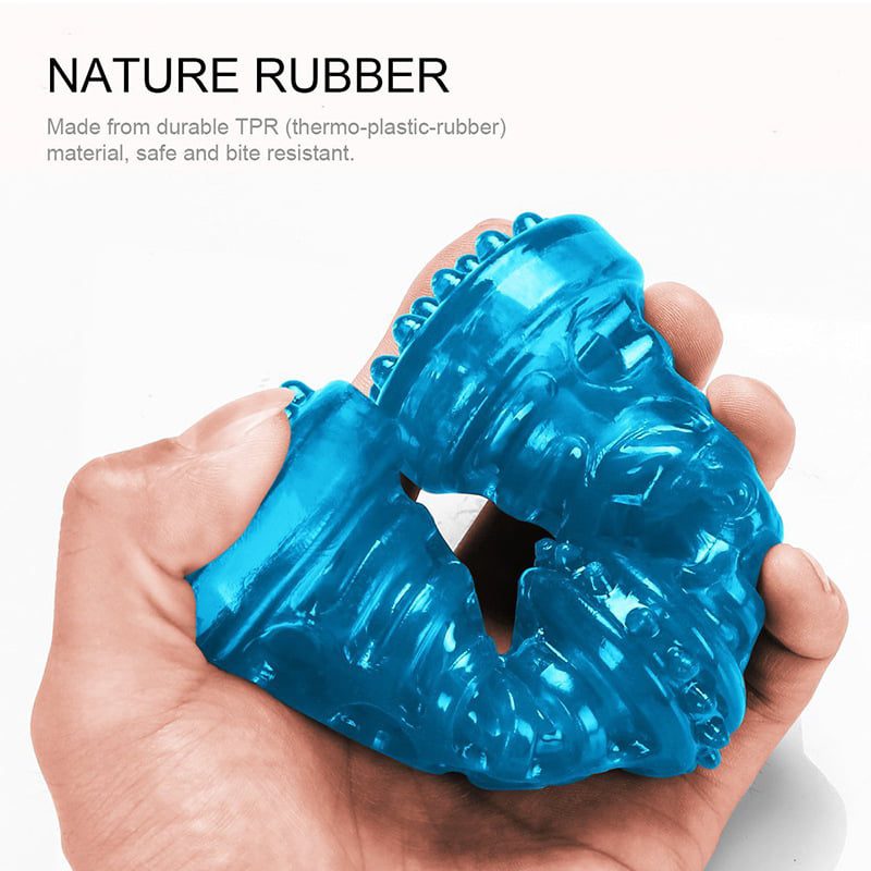 For Pet Durable Rubber Dog Chew Toys With Sound - 18Cm (Mixed Colors)