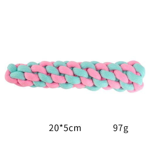 Pets Club Cotton Corn  Dog Toy  Pink