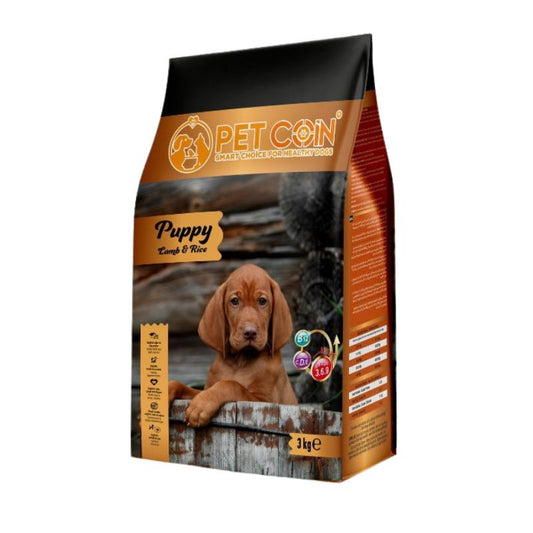 Petcoin Puppy Lamb and Rice - 3kg