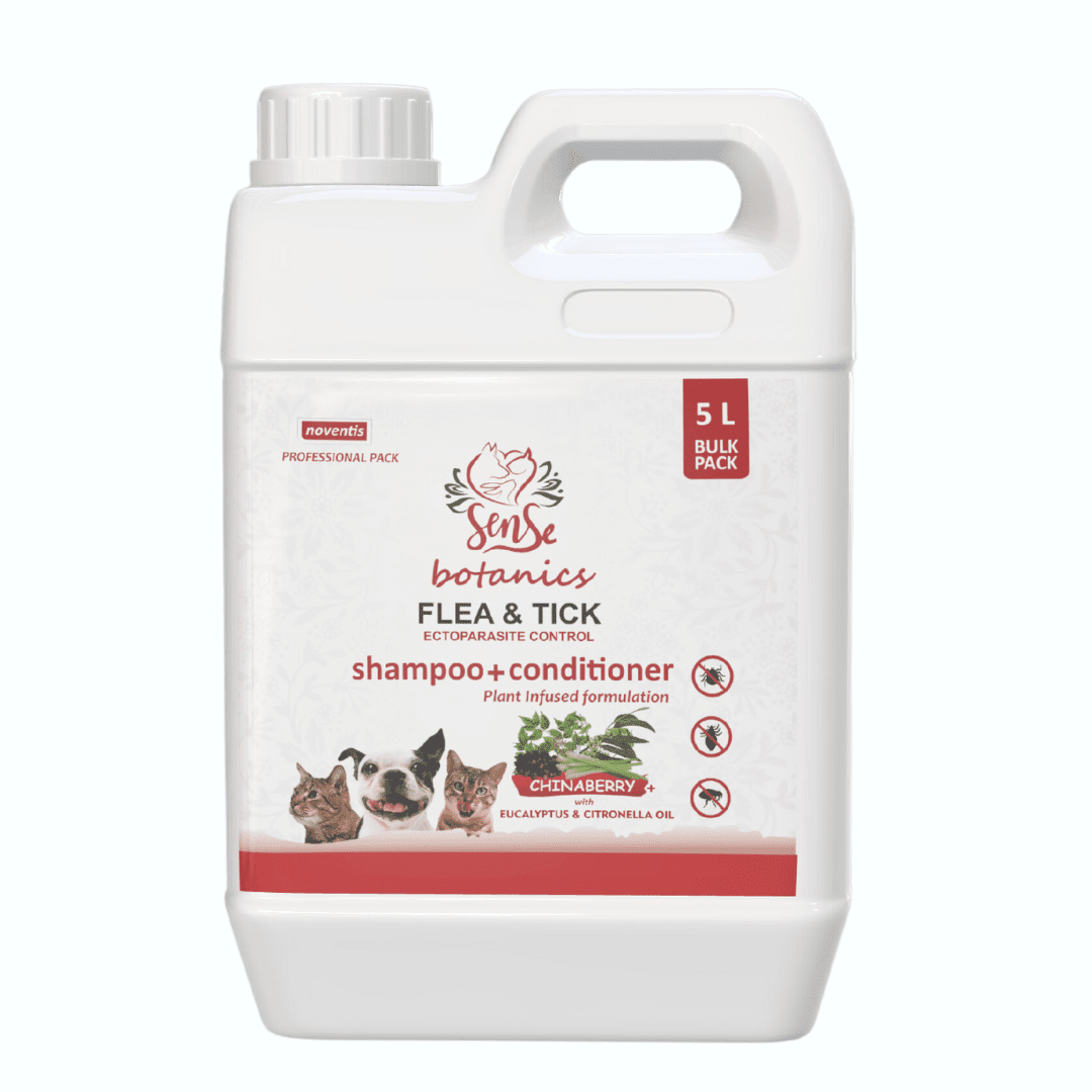 Noventis Sense Botanics Anti Flea &amp; Tick Shampoo 5 ltr