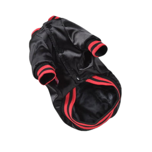 Hong Pet Red Ribbon Dog  Hoodie