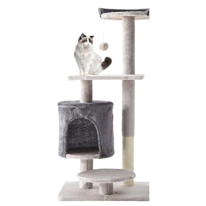 CAT TOWER GREY 50*40*110
