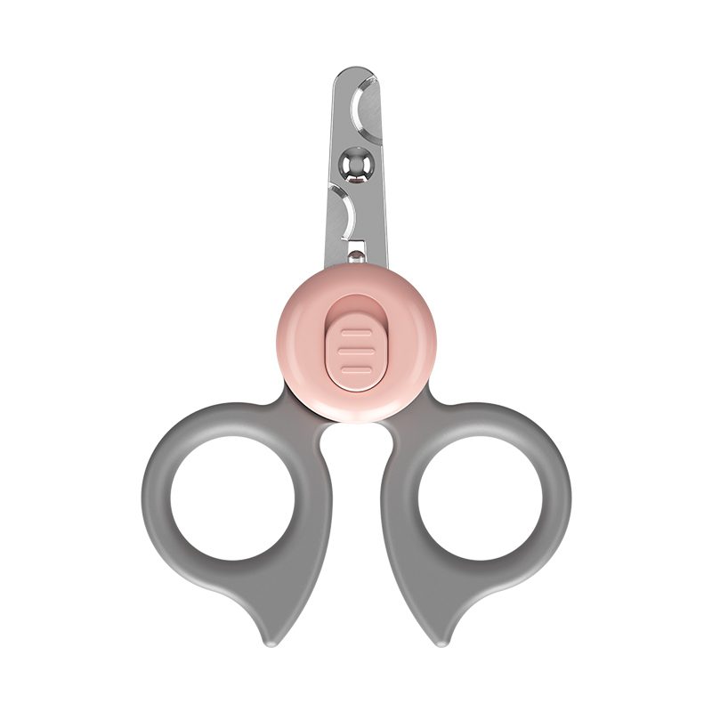 Pakeway Lamp Scissors With Cat Eye-9.5*7.0*1.6Cm-Pink