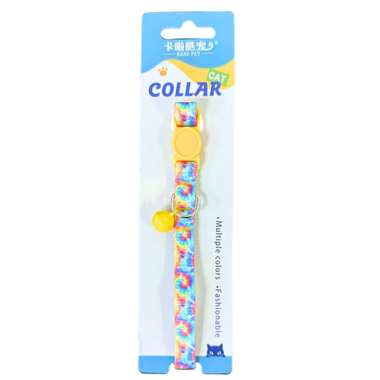 Cozy Paws Safe Cat CollarWith Bell -25cm- Flower Printed