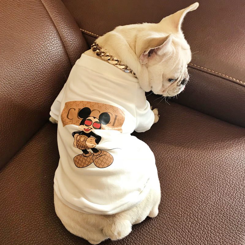 Pets Club Micky Mouse Print  Dog T-Shirts