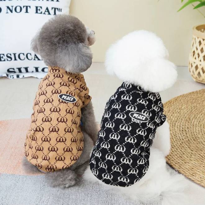 Hong Pet Love Check Sweater Vest - Black