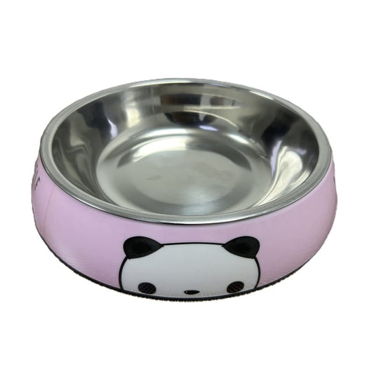 Cozy Paws Single Melamine Bowl -14x17.5x6cm pink panda