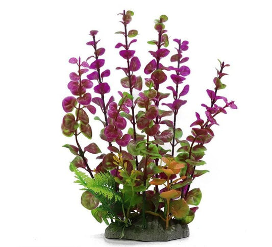 Aquarium Plastic  Plant - M656 -W9*H26 Cm