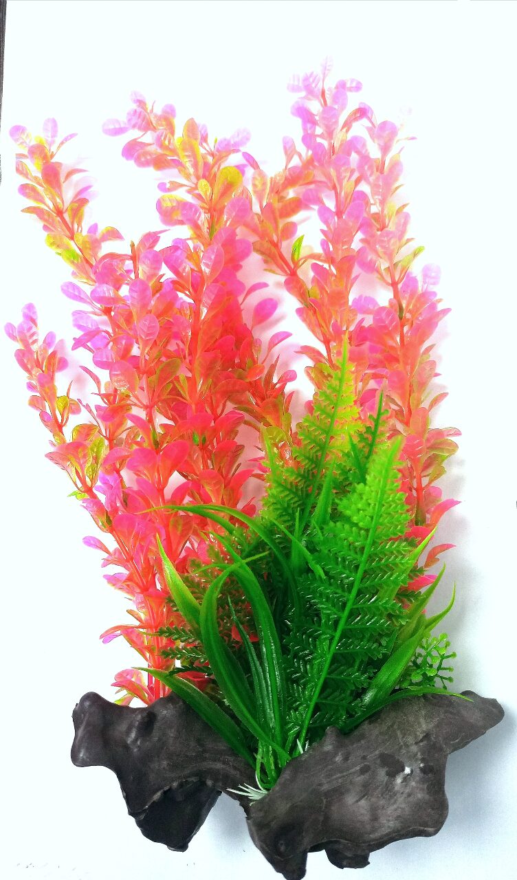 Aquarium Plastic  Plant - K1103-W9*H26 Cm