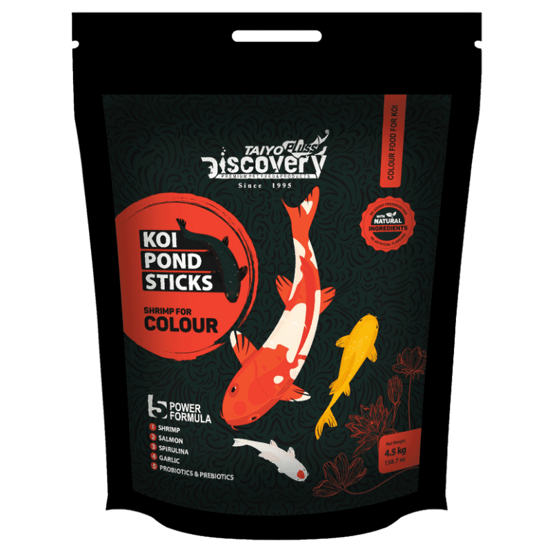 Taiyo Pluss Discovery koi Pond Sticks (Colour)4.5kg
