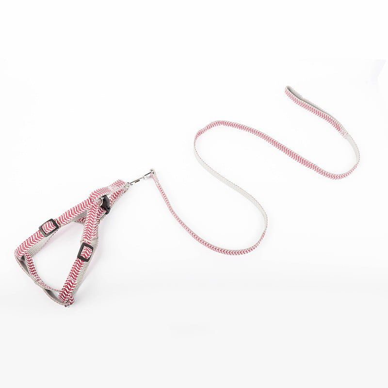 For Pet Dog Lead Chain With Harness - 1.0*120Cm (Mixed Colors)