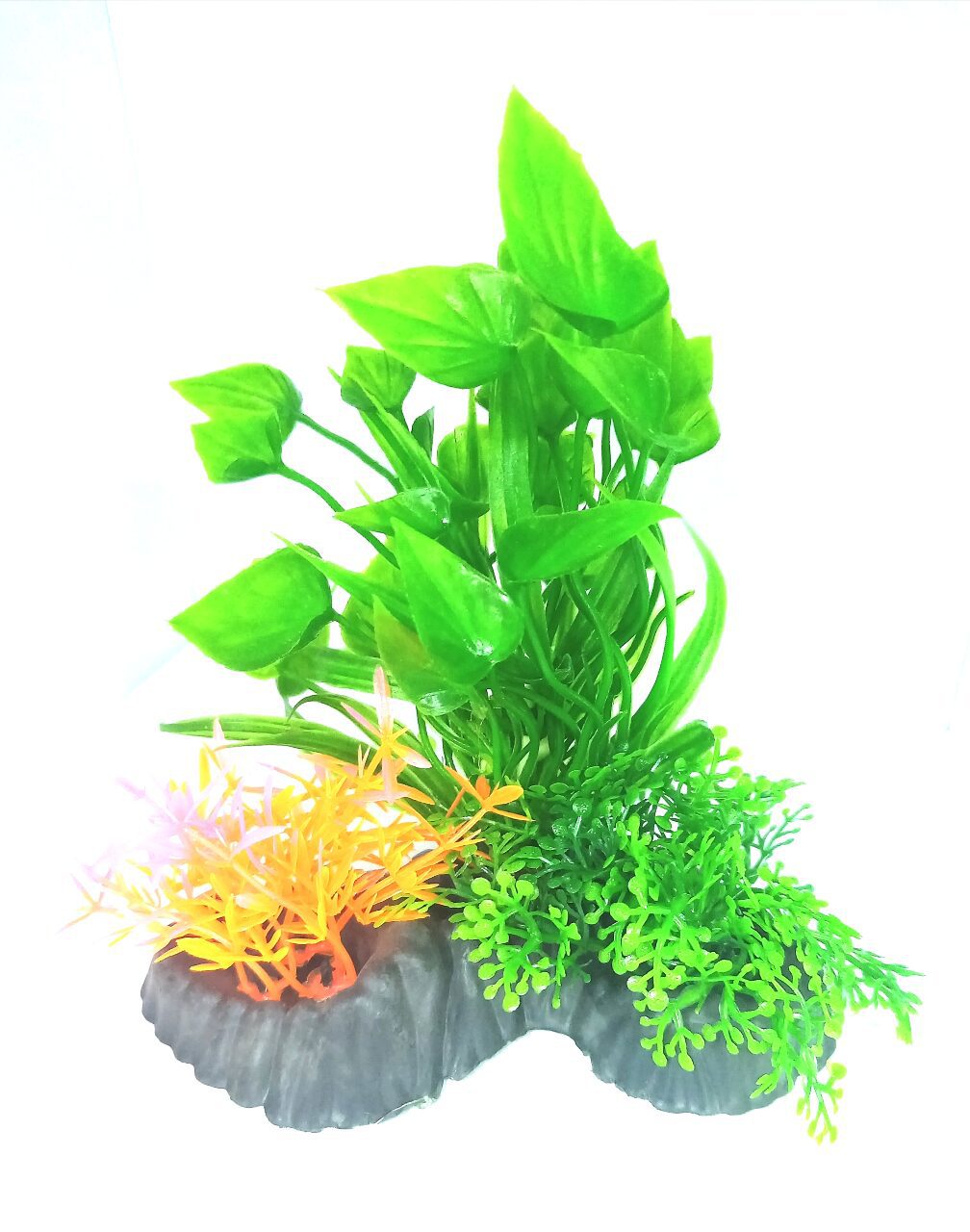 Aquarium Plastic  Plant - M514-W13*H13 Cm(Sold By 2Pcs/Pack)