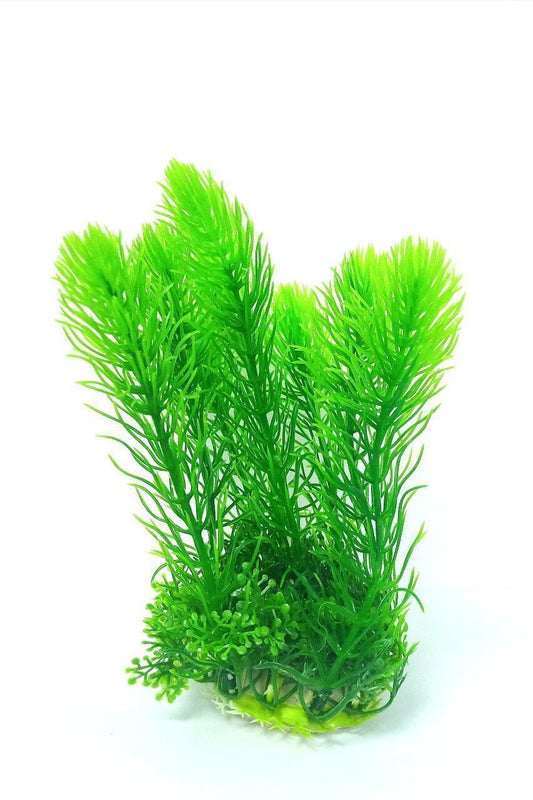 Aquarium Plastic  Plant - M856 -W6*H20 Cm-Sold By (2Pcs/Pack)