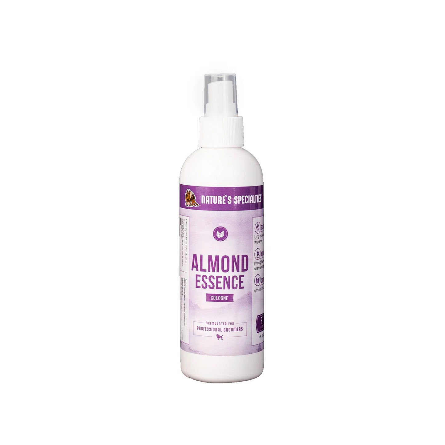 Natures Specialties Almond Essence Cologne For Dogs And Cats – 237ml / 8Oz