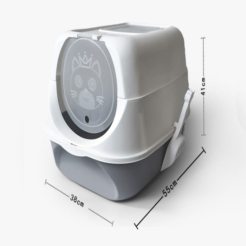 Cozy Paws Large Hooded Cat Toilet-57*41*38cm