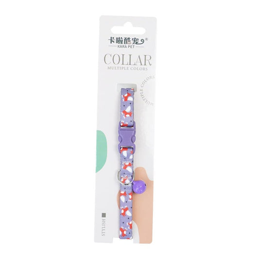 Cozy Paws Safe Cat Collar With Bell-25cm-Orange Strip