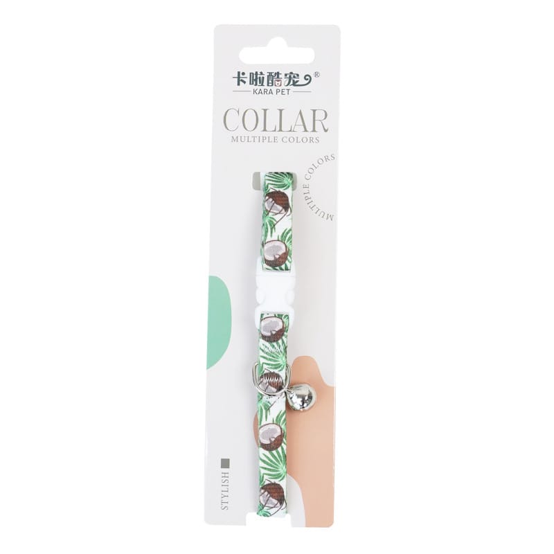 Cozy Paws Safe Cat Collar with bell -25cm-coconut