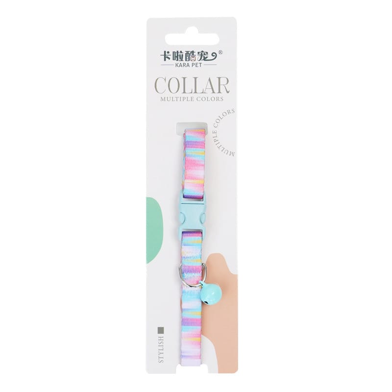 Cozy Paws Safe Cat Collar With Bell -25cm-Rainbow
