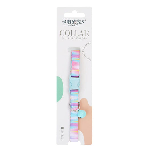 Cozy Paws Safe Cat Collar With Bell -25cm-Rainbow