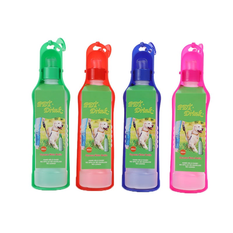 Cozy Paws Pet Water Feeding Bottle- 500ml (Mix Color)