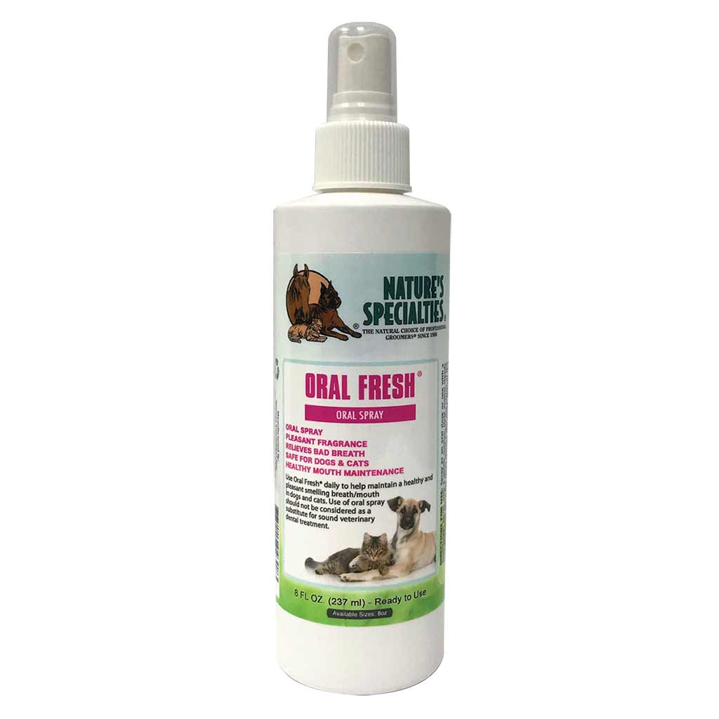 Natures Specialties Oral Fresh®  Oral Spray For Dogs & Cats  237ml / 8Oz