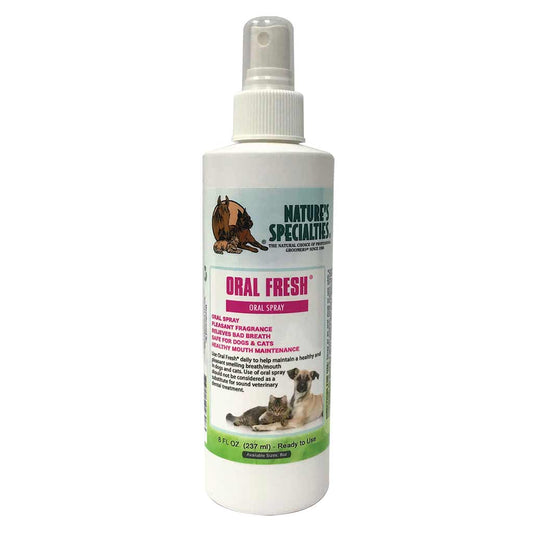 Natures Specialties Oral Fresh®  Oral Spray For Dogs & Cats  237ml / 8Oz