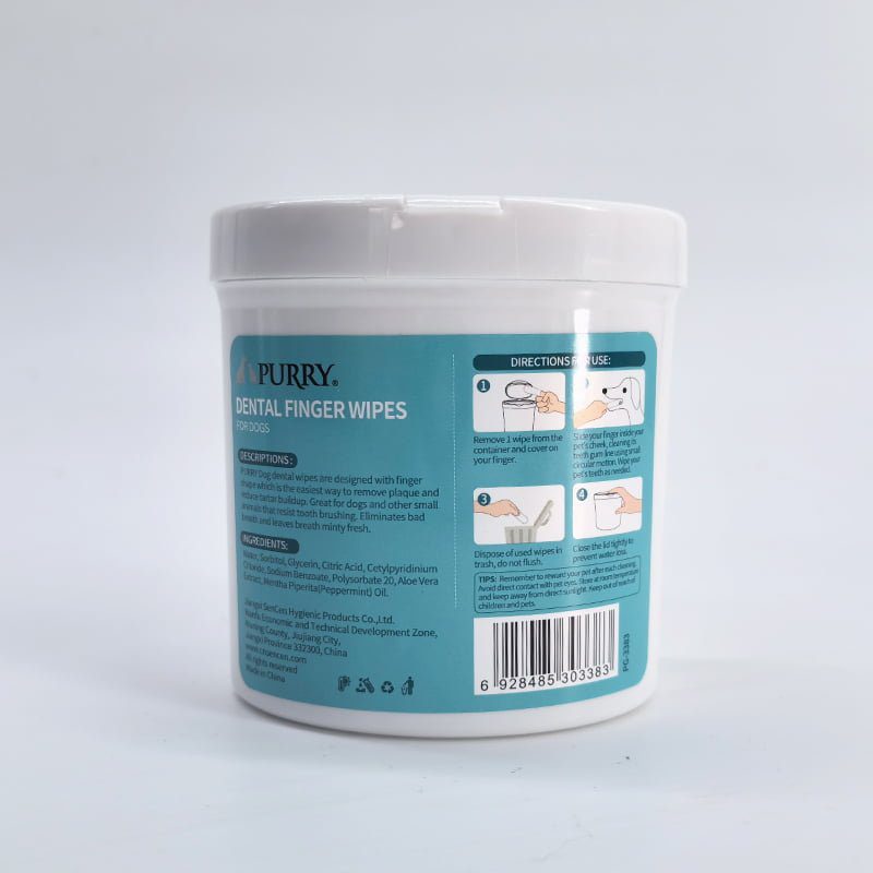 Purry Dental finger wipes  for dogs-50ct