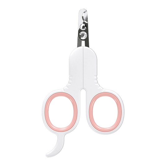 pakeway Pet Nail Clipper-Q double edge style-L 12.7 x W7.3 x T 0.7 cm-Pink