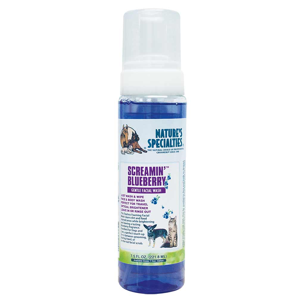 Natures Specialties Screamin' Blueberry® Waterless Foam Shampoo For Dogs &amp; Cats Dogs &amp; Cats 222ml / 7.5Oz