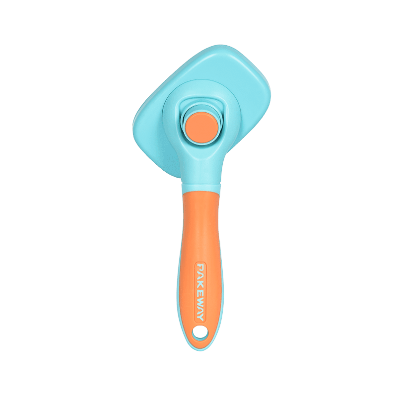 Pakeway T10 Rotable Self Slicker Pet Grooming Brush-19.1x9.6 x5.4 Cm